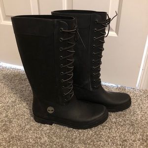Timberland rain boots size 9
